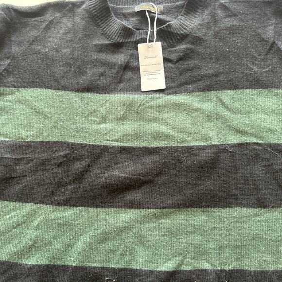 Fantaslook Striped Sweater Women Crewneck Oversized Pullover Sweater XL / New - Picture 5 of 9